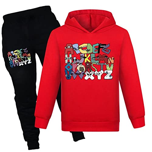 Chaorwe Kinder Trainingsanzug Set Frühling Herbst Winter Hoodie Sweatshirt und Hose Kinder Mode Pullover Sportbekleidung für 4-14T Junge Mädchen von Chaorwe