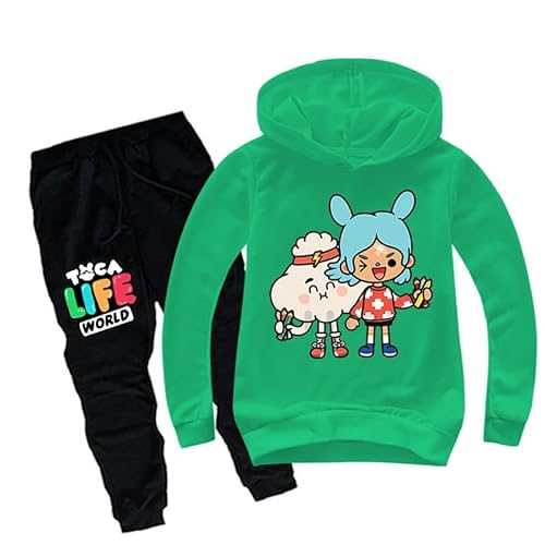 Chaorwe Kinder Kleidung Anzug 2-14 Jahre Hoodie und Hose Cartoon Jungen Trainingsanzug Kinder Geburtstagsgeschenk color2,150 von Chaorwe