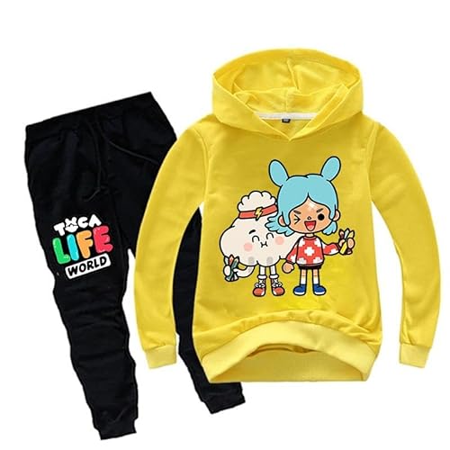 Chaorwe Kinder Kleidung Anzug 2-14 Jahre Hoodie und Hose Cartoon Jungen Trainingsanzug Kinder Geburtstagsgeschenk color11,140 von Chaorwe