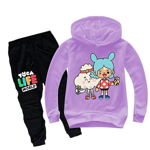 Chaorwe Kinder Kleidung Anzug 2-14 Jahre Hoodie und Hose Cartoon Jungen Trainingsanzug Kinder Geburtstagsgeschenk color7,130 von Chaorwe