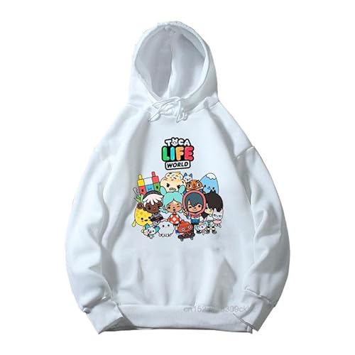 Print Kinder Kapuzenpullover Rosa und Weiß Hoodie Sweatshirt Mädchen Jungen Geschenk Kinderkleidung Cartoon Animation Game Pullover Top color7,150 von Chaorwe