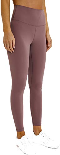 PADOLA Damen Leggings Sporthose High Waist Sport Elastische Tummy Control Yogahose Jogginghosen (Grau Rot,M/Tag 8) von PADOLA