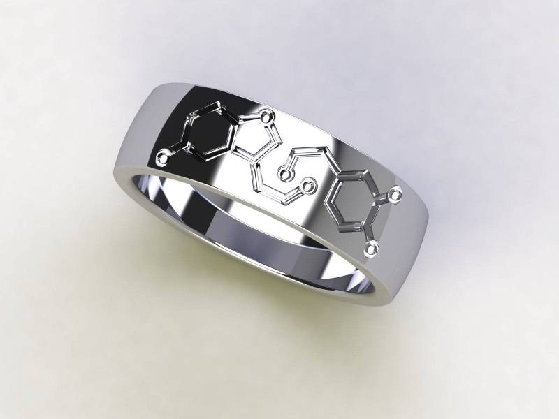 Ring Serotonin Dopamin Man Ring Serotonin Dopamin Man von Chaos925