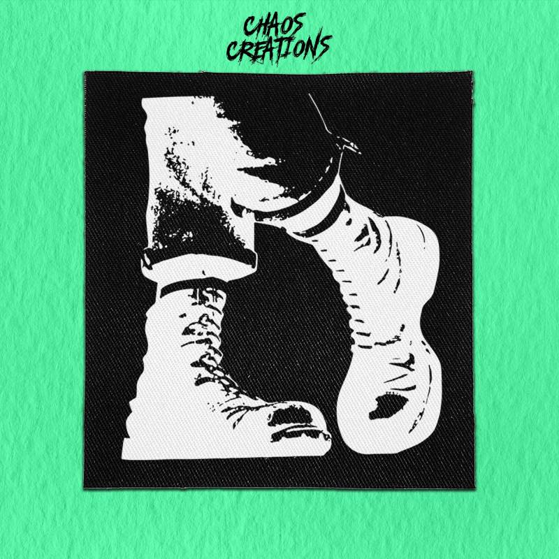 Punk Aufnäher - Crossed Boots Zum Annähen von ChaosCreationsSCO