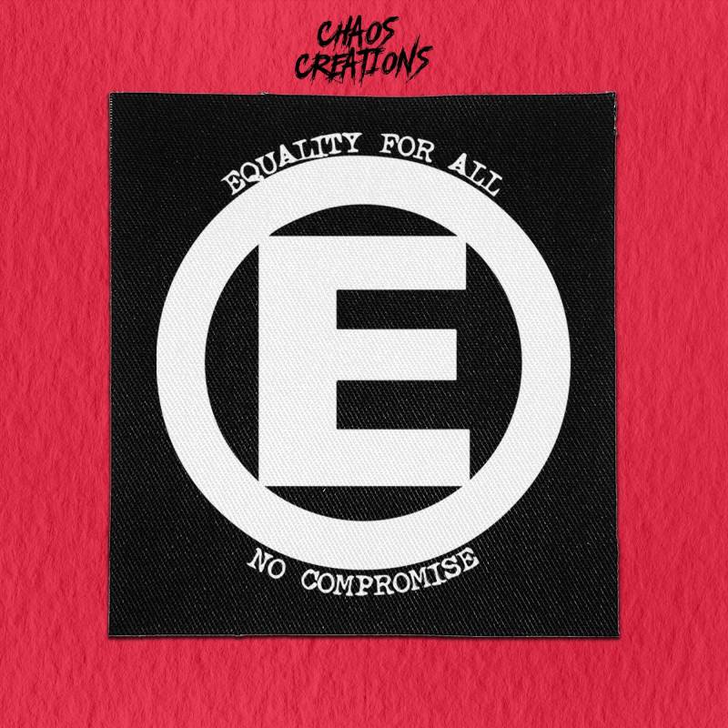 Punk Aufnäher Zum Annähen - Gleichheit Für Alle, Keine Kompromisse von ChaosCreationsSCO