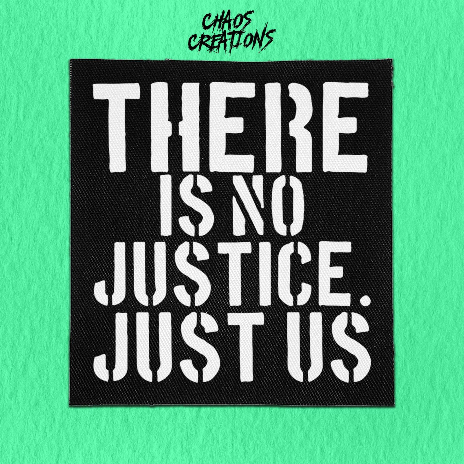 Punk Aufnäher Zum Annähen - There Is No Fairty, Just Us von ChaosCreationsSCO