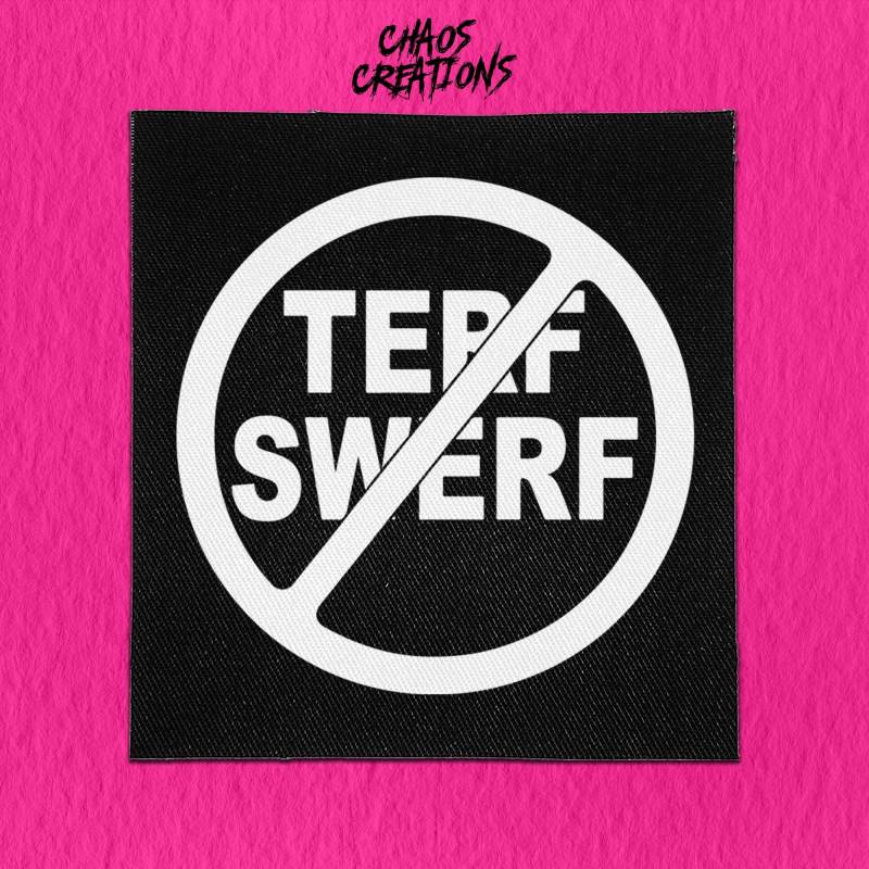Punk Patch Zum Aufnähen - Anti Terf/Anti Swerf von ChaosCreationsSCO