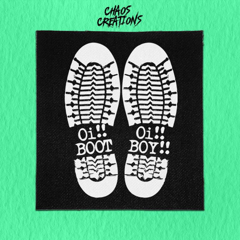 Punk Aufnäher Zum Aufnähen Bootboy Stiefelchen | Crust Patch Statement von ChaosCreationsSCO
