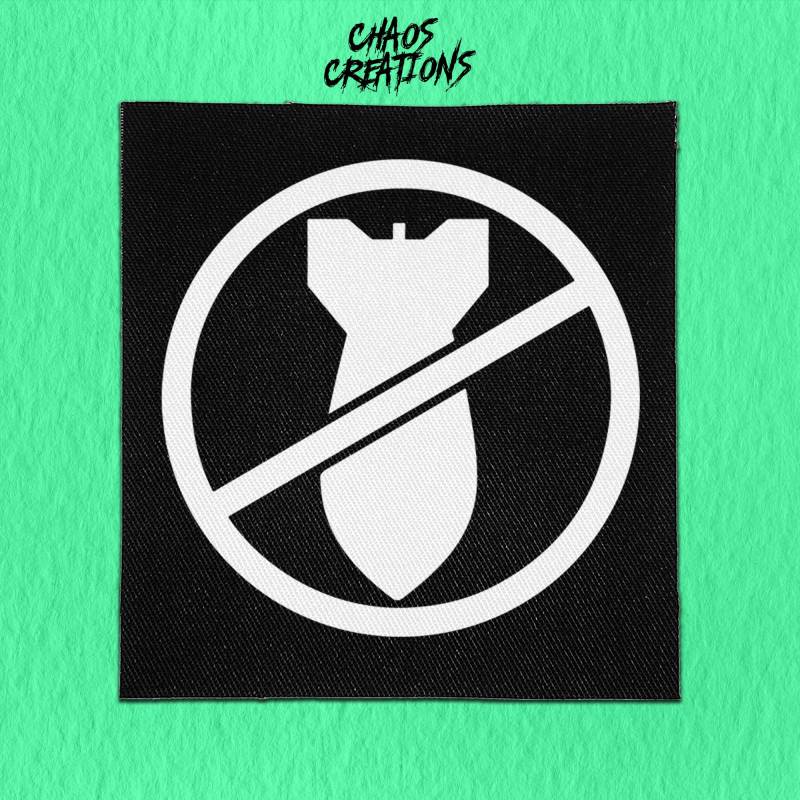 Punk Patch Zum Aufnähen - Anti Bombs von ChaosCreationsSCO