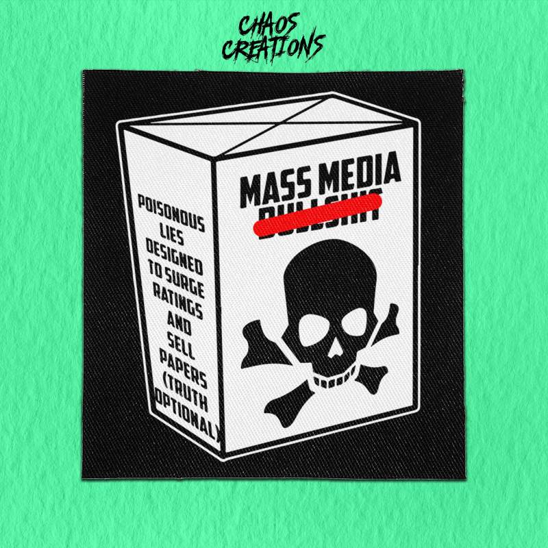 Punk Patch - Mass Media Msm Zum Annähen von ChaosCreationsSCO