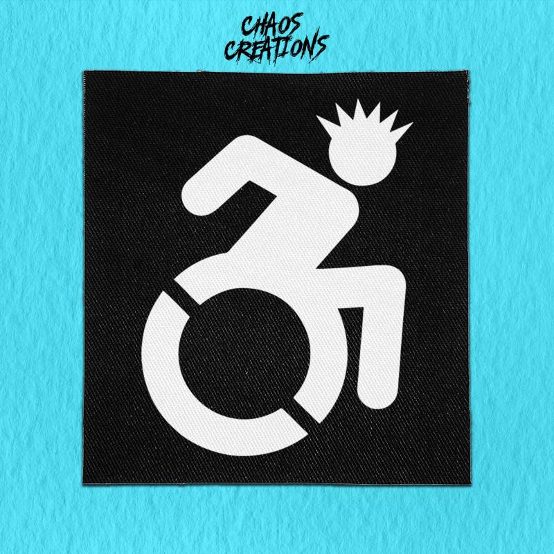 Punk Aufnäher Zum Aufnähen - Rollstuhl Cripple von ChaosCreationsSCO
