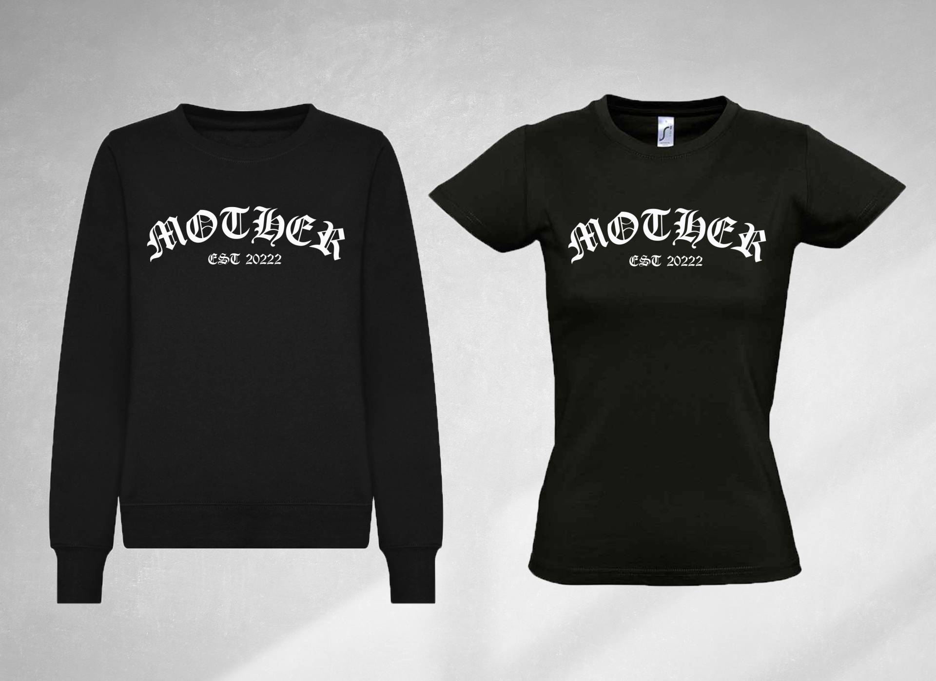 Gothic "Mother" T-Shirt Oder Sweatshirt, Goth Mom T-Shirt, Mum Sweatshirt von ChaosKidsClubGB