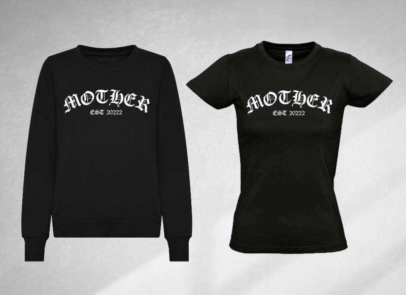 Gothic "Mother" T-Shirt Oder Sweatshirt, Goth Mom T-Shirt, Mum Sweatshirt Gothic "Mother" T-Shirt Oder Sweatshirt, Goth Mom T-Shirt, Mum Sweatshirt von ChaosKidsClubGB