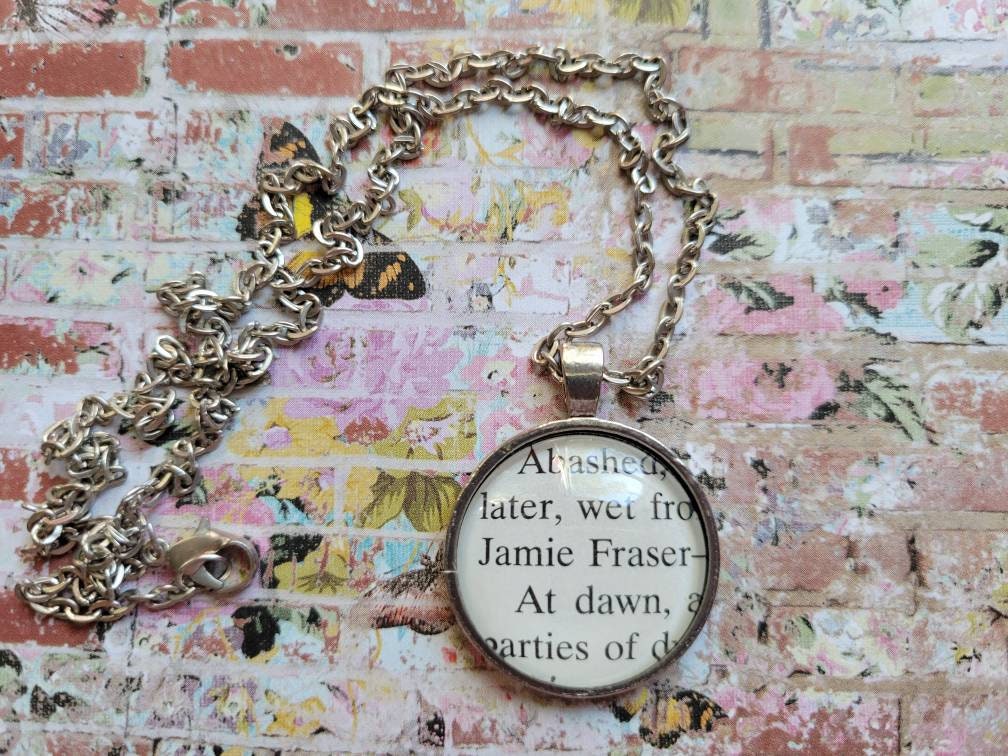 Jamie Fraser Anhänger Aus Outlander-Buchseiten von ChaosTheoryDesigns