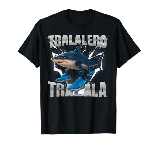 Tralalero Tralala Lustiges italienisches Gehirnrot Meme Jungen Kinder T-Shirt Tralalero Tralala Lustiges italienisches Gehirnrot Meme Jungen Kinder T-Shirt von Chaotic Surreal Meme for Internet Humor Lovers