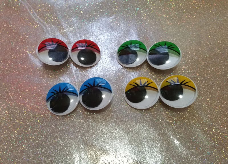 Große Große Kulleraugen-Haarspange - 4 Farben von ChaoticCandyClothing