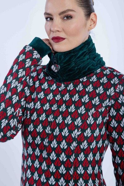 Chapati Design Jacke Jaqueline aus Bio Interlock Jacquard J-3273 von Chapati Design