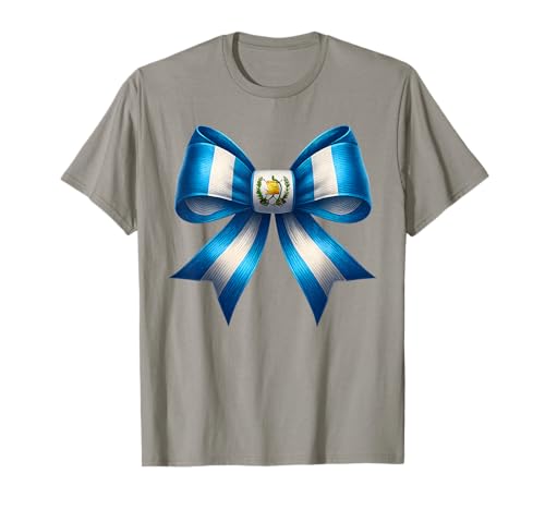 Guatemaltekische Flagge Frauen Chapina Guatemaltekische Mädchen Schleife Kokette T-Shirt Guatemaltekische Flagge Frauen Chapina Guatemaltekische Mädchen Schleife Kokette T-Shirt von Chapina Apparel Guatemalan Girl Guatemala Flag Kid