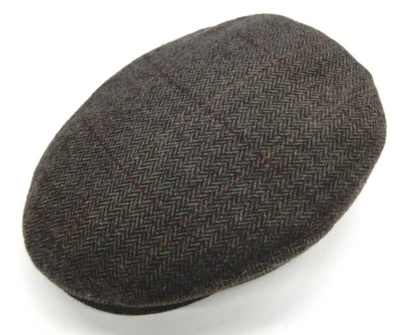 Chaplino Flat Cap in moderner Fischgrat-Optik von Chaplino