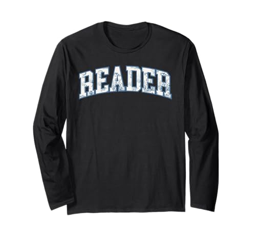 Literary Girl Bookish Booktrovert Vintage Lustiges Lesegeschenk Langarmshirt von Chapter Keepers
