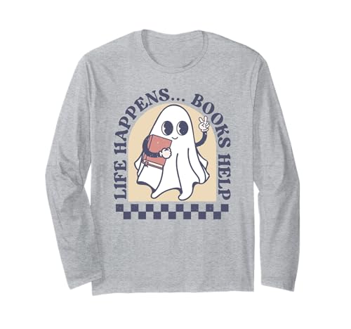 Literary Girl Bookish Booktrovert Vintage Lustiges Lesegeschenk Langarmshirt von Chapter Keepers