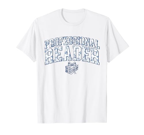 Literary Girl Bookish Booktrovert Vintage Lustiges Lesegeschenk T-Shirt von Chapter Keepers