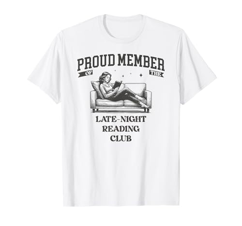 Literary Girl Bookish Booktrovert Vintage Lustiges Lesegeschenk T-Shirt von Chapter Keepers