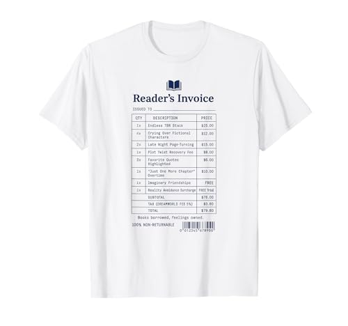 Literary Girl Bookish Booktrovert Vintage Lustiges Lesegeschenk T-Shirt von Chapter Keepers