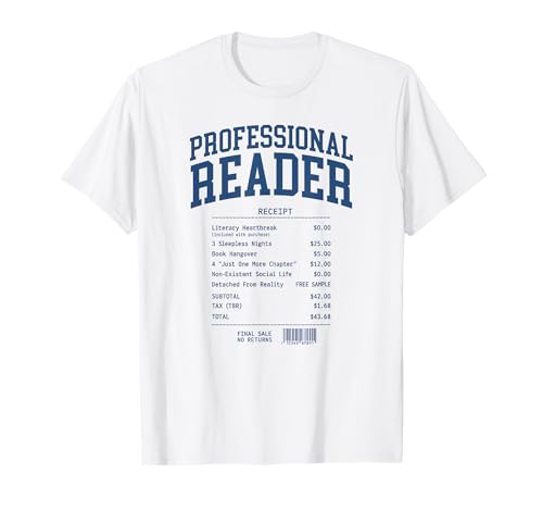 Literary Girl Bookish Booktrovert Vintage Lustiges Lesegeschenk T-Shirt von Chapter Keepers