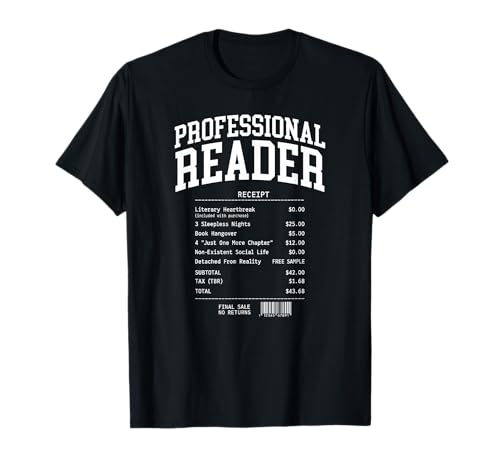 Literary Girl Bookish Booktrovert Vintage Lustiges Lesegeschenk T-Shirt von Chapter Keepers