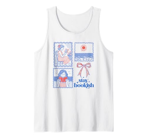 Literary Girl Bookish Booktrovert Vintage Lustiges Lesegeschenk Tank Top von Chapter Keepers