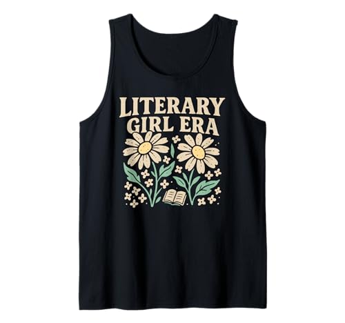 Literary Girl Bookish Club Floral Vintage Lustiges Lesegeschenk Tank Top von Chapter Keepers