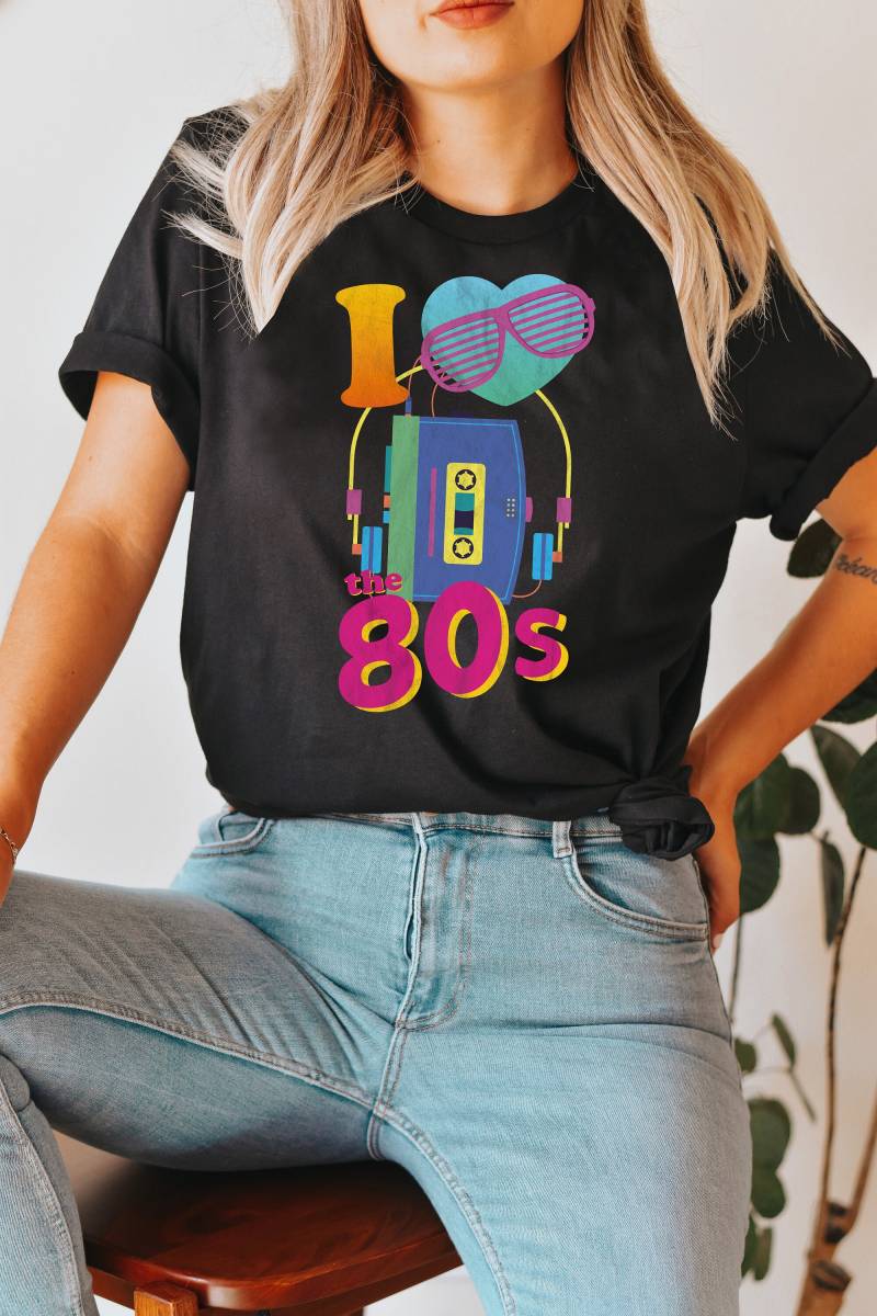 Retro 80Er Jahre T-Shirt Vintage Pop Kultur T-Shirt von ChapterKeepers