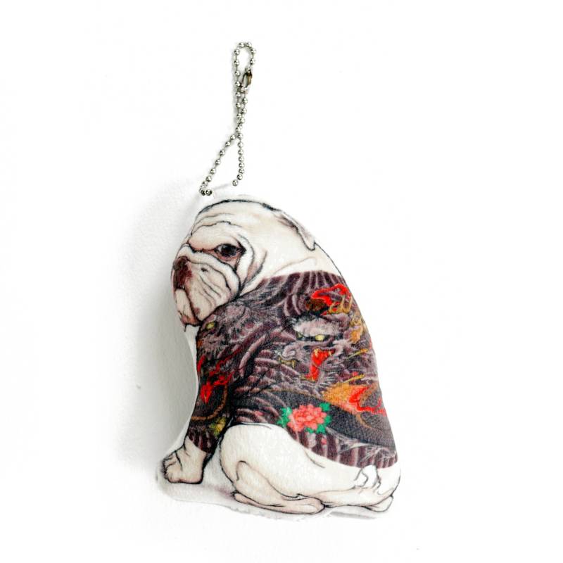 Bulldogge Tattoo Schlüsselanhänger Puppe Rückenlehne Kissen Neuankömmlinge Geschenk Neujahr von ChapterOneTShirt