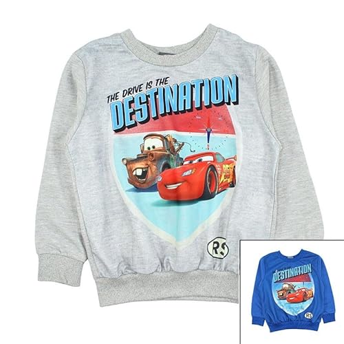 Characters Cartoons Cars Sweatshirt von 3 bis 6 Jahren, blau, 5 Jahre von Characters Cartoons