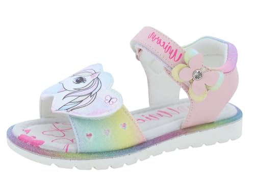 Characters Cartoons Einhorn-Sandalen für Mädchen von 25 bis 33, mehrfarbig, 25 EU von Characters Cartoons