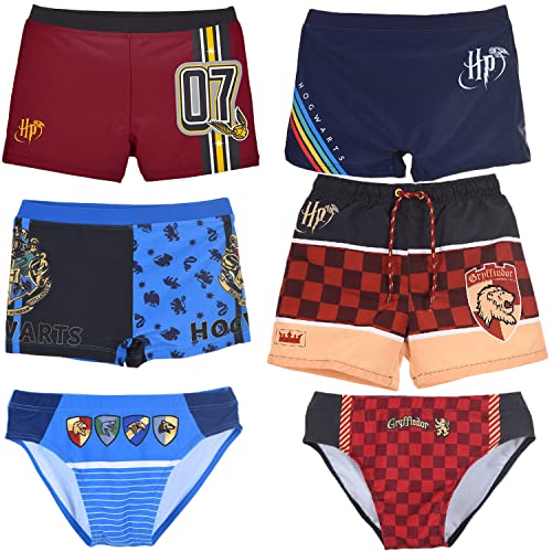 Characters Cartoons - Jungen - Badehose Boxer oder Slip Shorts Parigamba Meer Pool - Sommer, 1916 Grau, 6 Jahre von Characters Cartoons