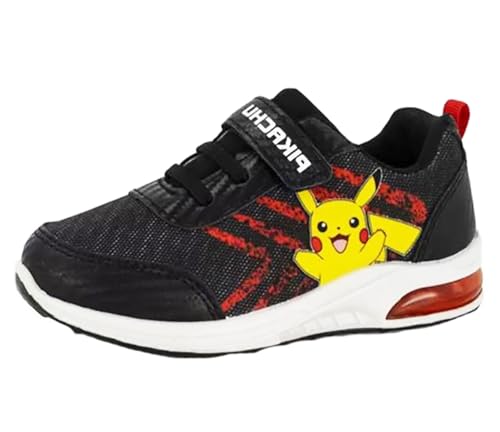 Pokemon Schuhe für Kinder mit Lichtern von 24 bis 32, Schwarz , 29 EU von Characters Cartoons