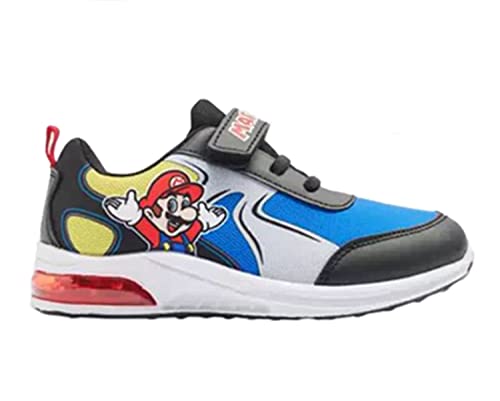 Super Mario Schuhe mit Lichtern von 24 bis 32, blau, 25 EU von Characters Cartoons