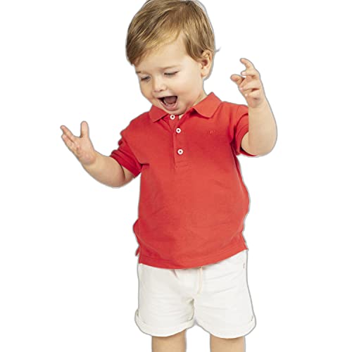 Charanga Unisex Baby CASPERIN Polohemd, rot, 12-18 Meses von Charanga