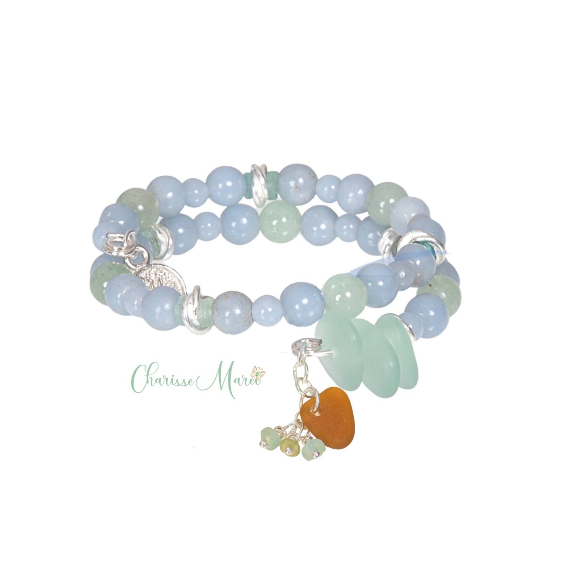 Natürliches Edelstein Wickelarmband - Chacha Mini Natürliches Edelstein Wickelarmband - Chacha Mini von CharisseMareiDesigns