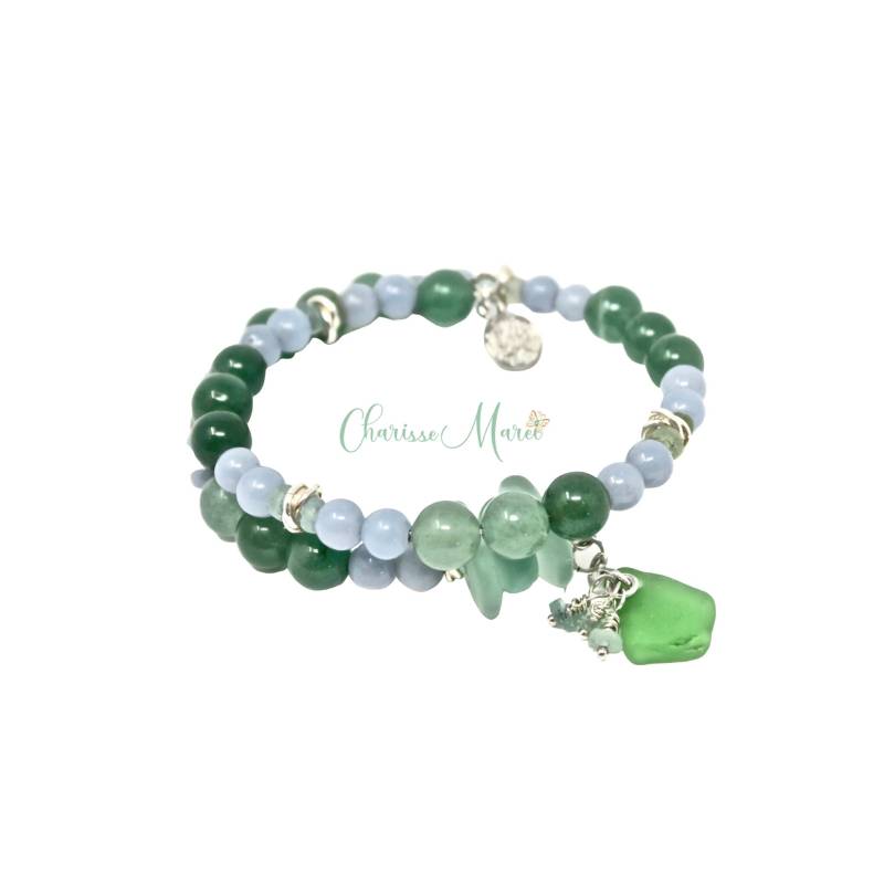 Natürliches Edelstein Wickelarmband - Chacha Natürliches Edelstein Wickelarmband - Chacha von CharisseMareiDesigns