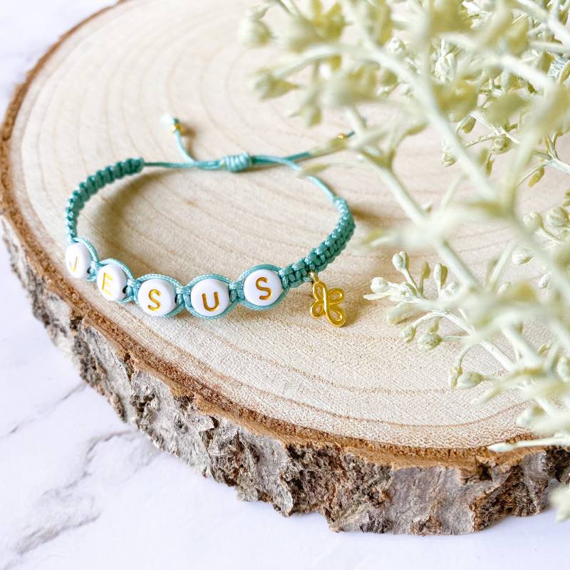 Jesus - Statement Armband von CharityDerRosenkranz