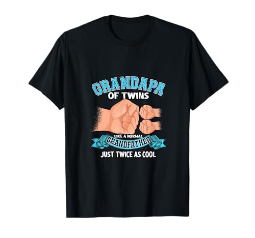 Grandpa of Twins Baby Announcement Party Grandfather T-Shirt Grandpa of Twins Baby Announcement Party Grandfather T-Shirt von CharlIan Minds - Proud Grandpa Of Twins