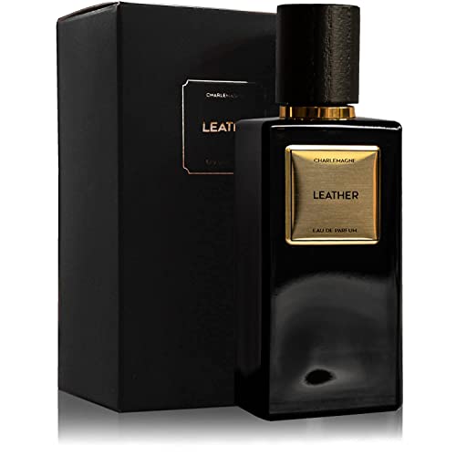 Charlemagne Eau de Parfum Leather - Noble Fragrance für Männer - Eau de Parfum Herren 50ml Männer Parfüm - langanhaltender Duft/Leather Parfüm für Herren - Edler Duft - Für den modernen Mann von Charlemagne