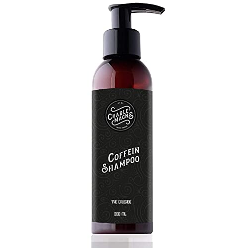 Charlemagne Koffein Shampoo - Herren Shampoo - Shampoo Haarausfall Herren - Anti Hair Loss Coffein Men Shampoo - Haarshampoo Herren Haar Shampoo Männer Shampoo Pumpspender 200 ml von Charlemagne