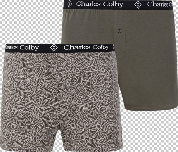 2er Pack Boxershorts LORD HAWKINS Charles Colby khaki von Charles Colby