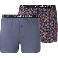 2er Pack Boxershorts LORD KEYAN blau von Charles Colby