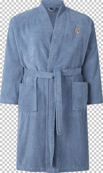 Bademantel LORD CURET hellblau von Charles Colby