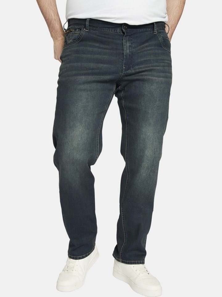 Charles Colby 5-Pocket-Jeans BARON TAHAMS im Used-Look von Charles Colby